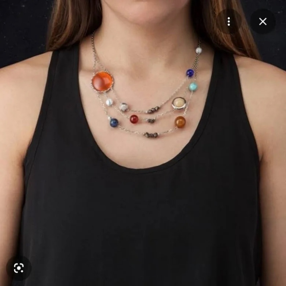 Think Geek 2016 Thinkgeek Solar Orbit Necklace